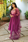 Aaradhana - Anarkali,Pant and Dupatta