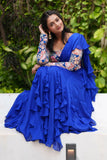 Manya - Ruffled drape lehenga