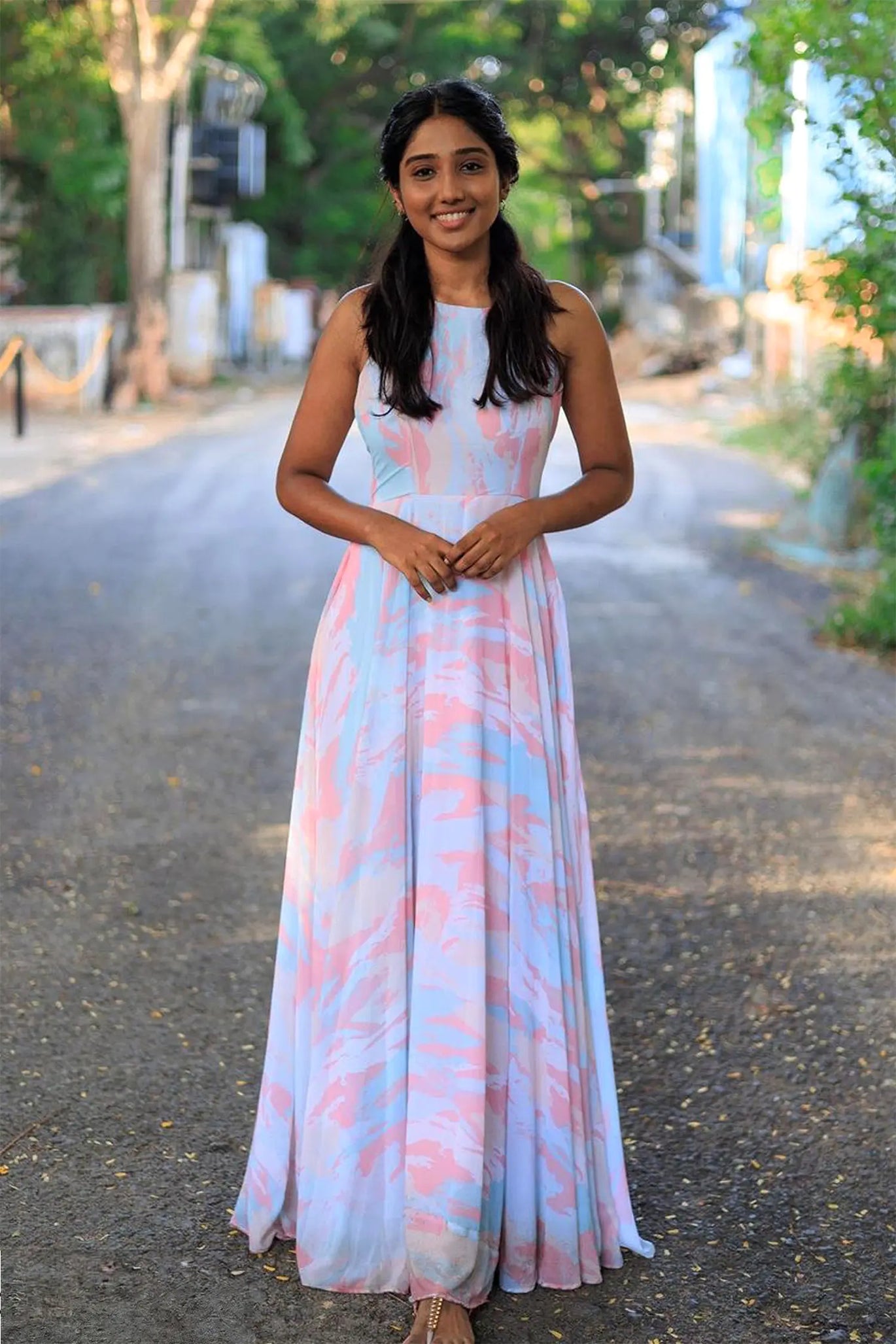 Saraa tissue-love rush high low dress – Fiorebymalar